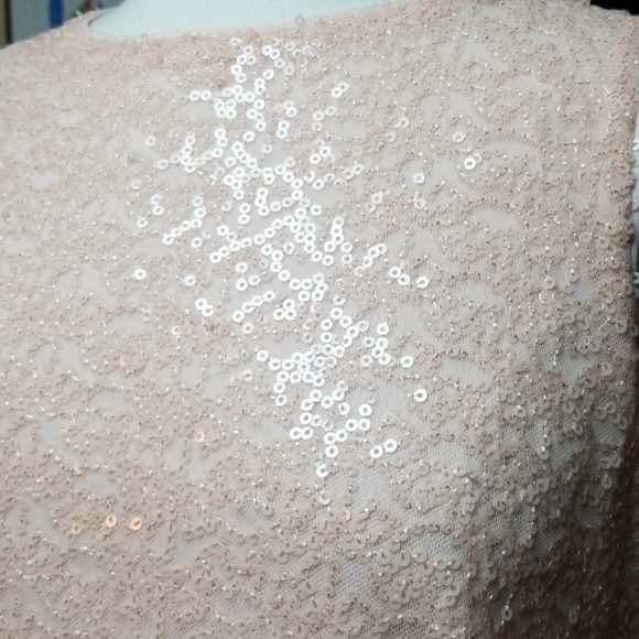 Bill Levkoff peach formal skirt/top - Picture 3 of 7